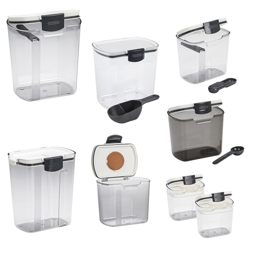 ProKeeper Baker's Airtight Kitchen Storage Canister Container Set for Flour