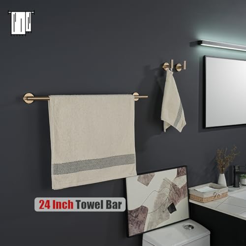 Champagne Bronze Towel Bar (Champagne Bronze / 27 Inch)