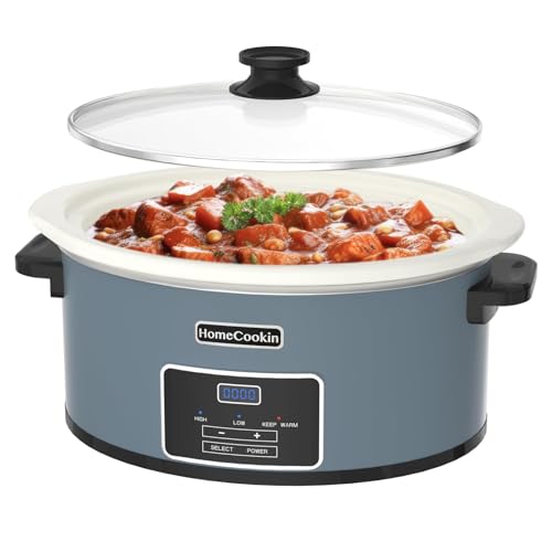 7 Quart Programmable Slow Cooker with Timer Keep Warm