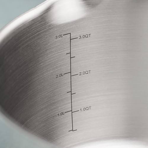 Tempo Tri Ply Base Stainless Steel 4 (Sauce Pan / 4 Quarts)