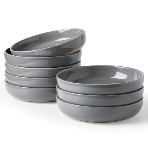 Milkyway 33 oz Pasta Bowls Set of 8 (Dark Gray / Set of 8)