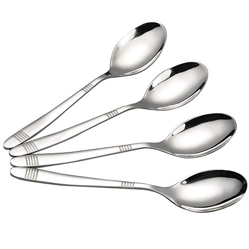 12 Pieces Stainless Steel Dinner Spoons