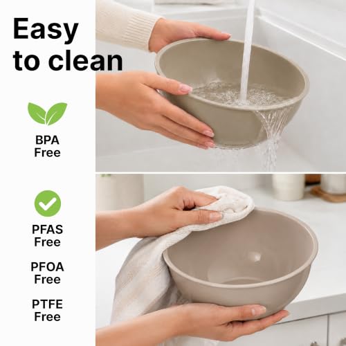 12 Piece Plastic Mixing Bowls with Leak (452.48 Count)