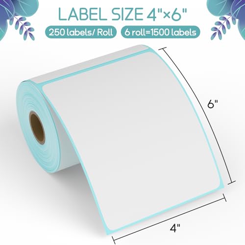 4'6' Thermal Shipping Labels