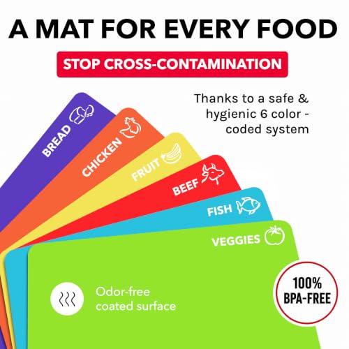 Camping Cutting Board Mats for Kitchen & RV (Vibrant)