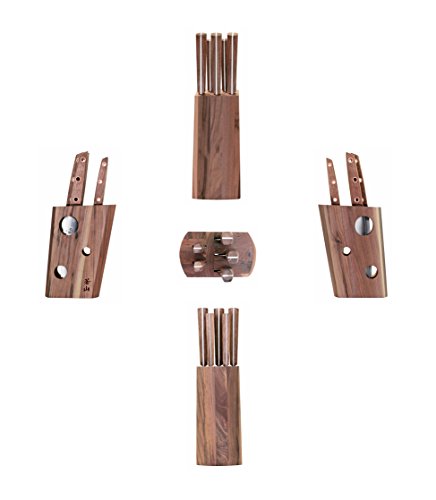 W Series 6 Piece German Steel Knife Block Set
