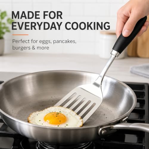 Stainless Steel Slotted Turner Spatula (A-Turner Spatula)