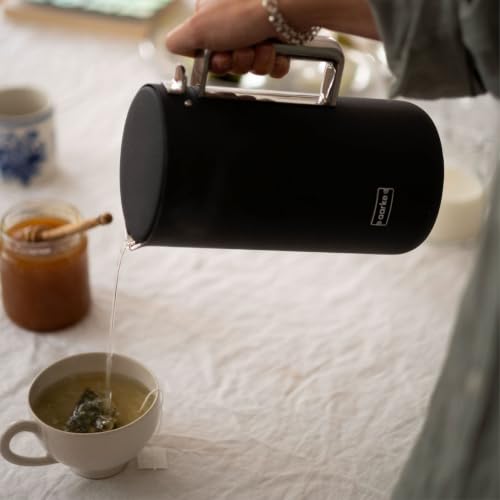 Kettle Electric Stainless Steel Tea Kettle 1.2L (Black)