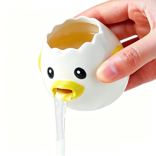 Ceramic Egg Filter Splitter (White-yellow)