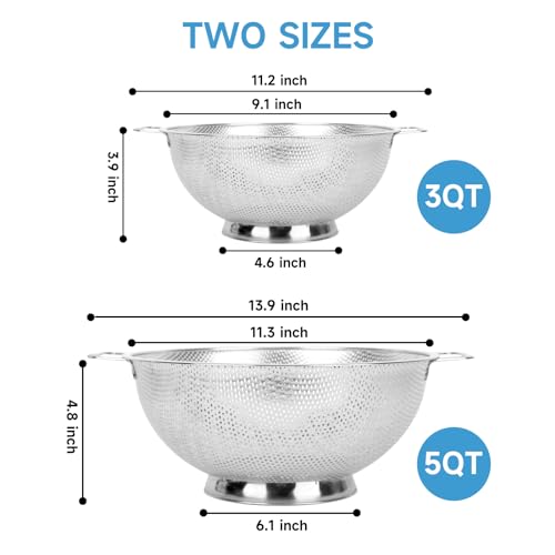 2PCS Colander for Kitchen