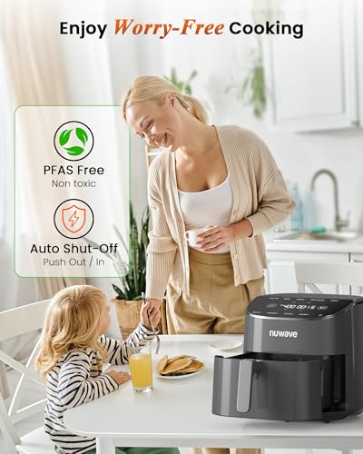 Brio Plus Air Fryer 8 Qt (8 quart / Cool Gray)