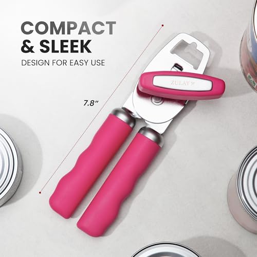 Heavy Duty Stainless Steel Can Opener Manual with Bottle Opener
