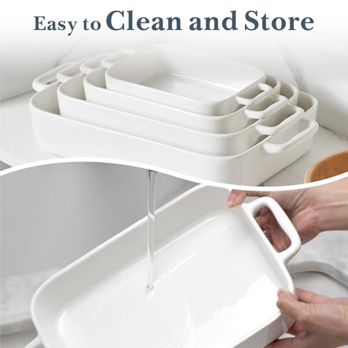 Casserole Dishes for Oven (White 02)