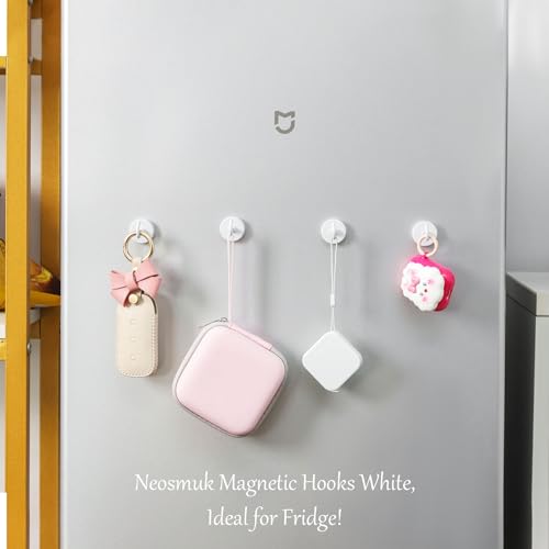 Magnetic Hooks (White / 1.02 inches)