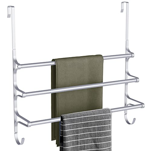 Over The Door Towel Rack (24.21"L / Silver Gray)