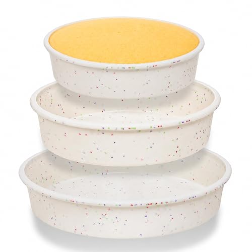 Silicone Round Cake Pans (Round / 6+8+10 inch)