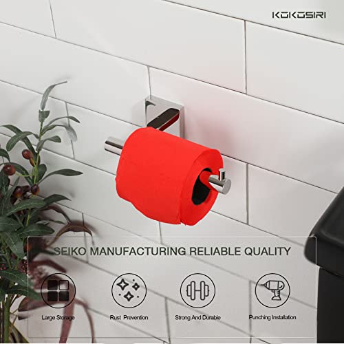 Toilet Paper Holder for Bathroom Toilet Roll Holder Hold Mega Rolls Polished Chrome Stainless Steel B2005CH