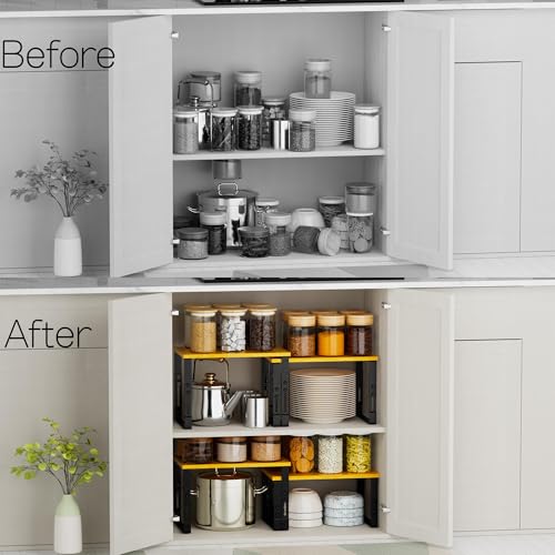 Expandable Kitchen Cabinet Organizer Shelves