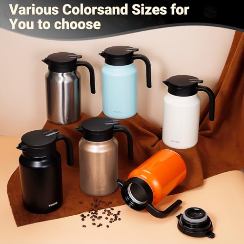 Insulated Coffee Carafe (Silver / 51 Ounces)