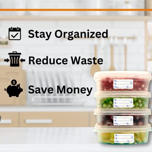 2x1 Dissolvable Labels for Food Containers