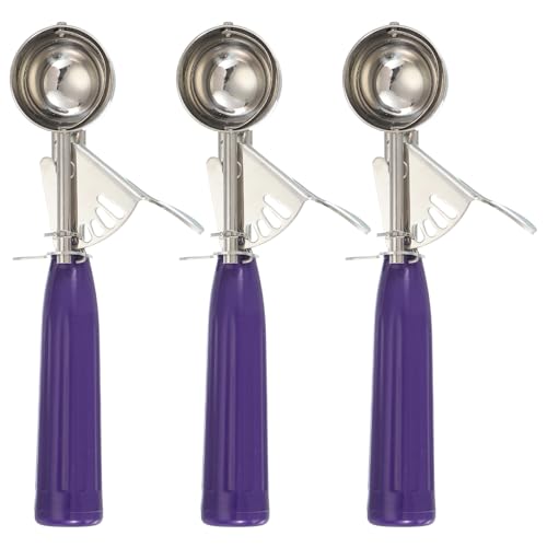 3 Pcs Cookie Scoops Ice Cream Scoop w