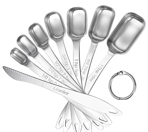 Narrow Square Measuring Spoons (6.6in)