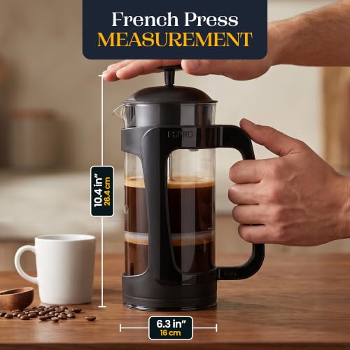 P3 French Press Coffee Maker (Black / 32 oz)