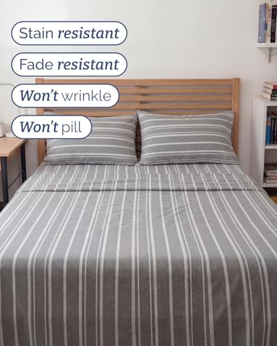 Full XL Sheets (41 - Grey Stripes 3 / Full XL)
