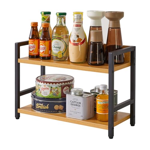 2 Tier Spice Rack (2-tier / Natural)