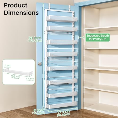 8 Tiers Over the Door Organizer