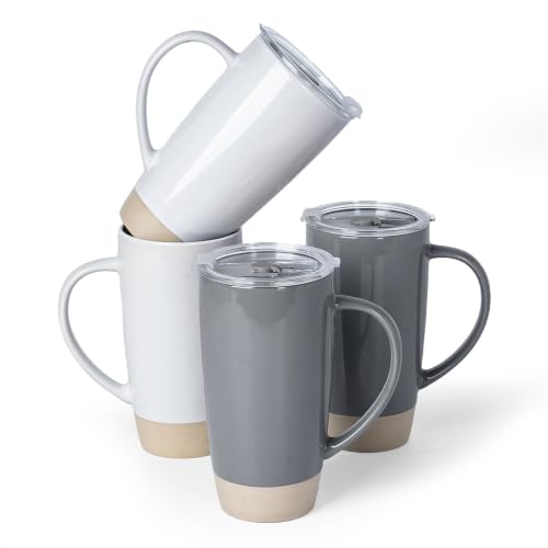Milkyway Coffee Mugs (Milkyway-Light Gray and Dark Gray / 4pcs)