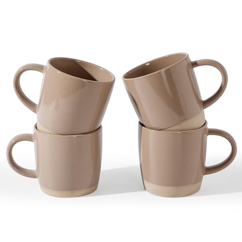 Milkyway Coffee Mugs of 4 (Milkyway-Cinnamon Brown / 4 Count (Pack of 1))