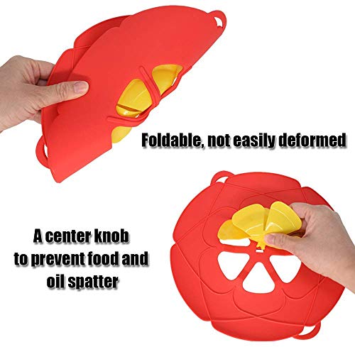 2 Pack Spill Stopper Lid Cover (Red+Green)