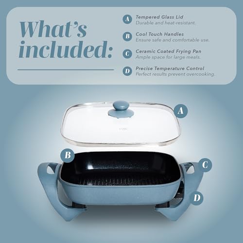 Electric Skillet (Slate Blue)