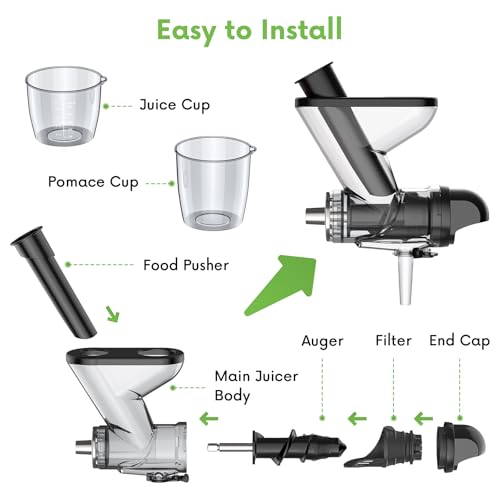 Masticating Juicer Attachment for KitchenAid Stand Mixer