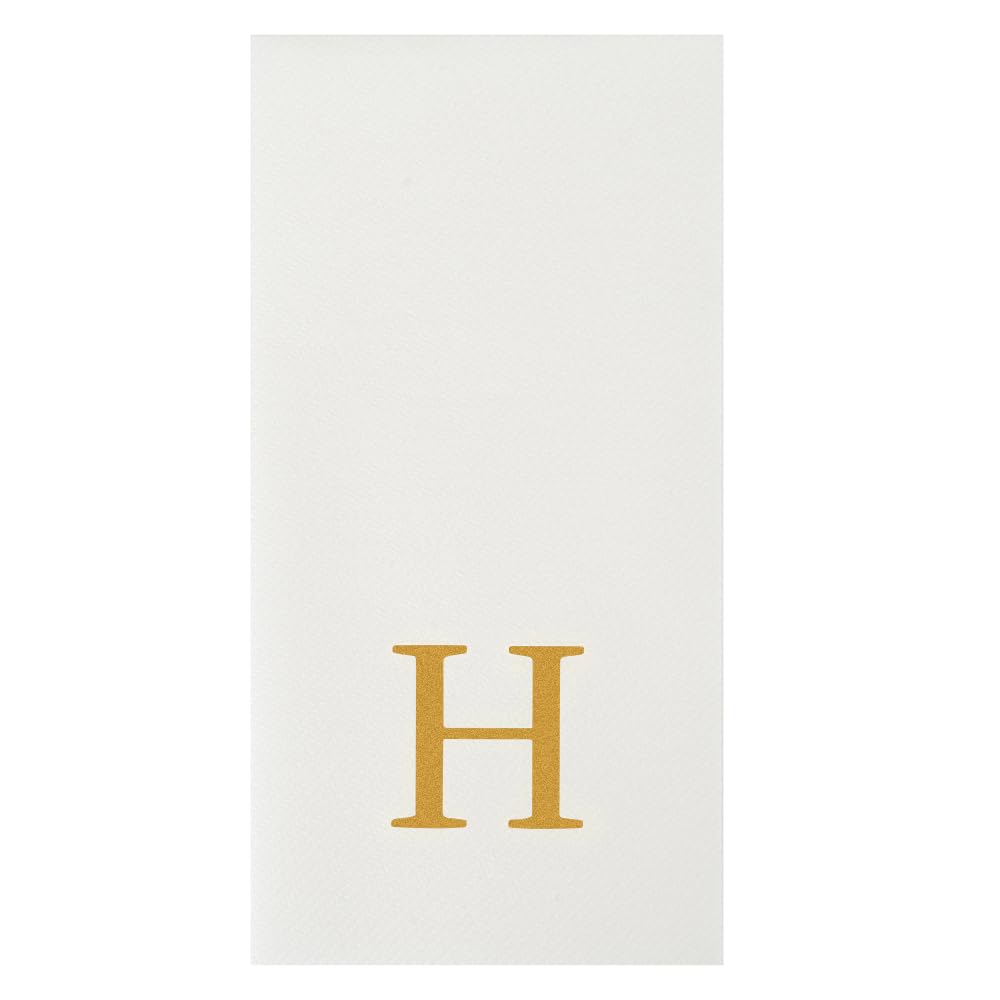 Luxenap 15.8 X 7.9 Inch Linen (Gold / 50 Count / H)
