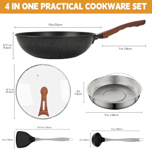 13'' Nonstick Wok