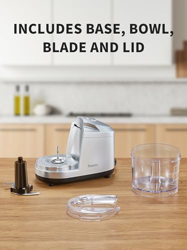 1.5 Cup Electric Food Chopper (Silver)
