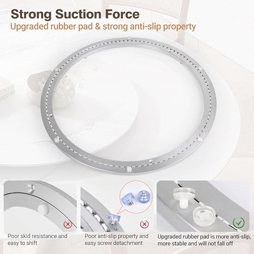 20 Inch Lazy Susan Bearing Aluminum Alloy Rotating Turntable