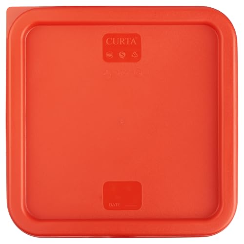 4 Pack Food Storage Container with Red Lid (6.0 Qt 4-Pack(Red Lids))