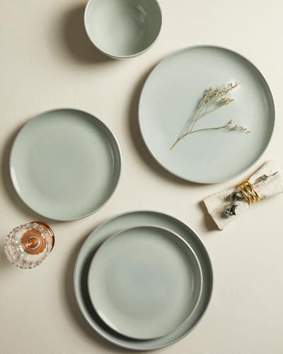 Stoneware Dinnerware Sets for 4 (Slate Green / Set (12pcs))