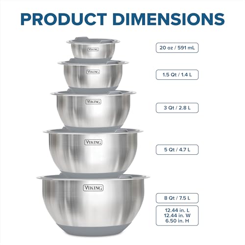 Mixing Bowls Set (Gray)