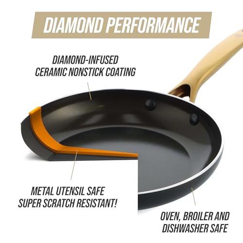 Gold 12 Piece Cookware Set