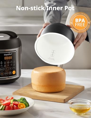 Small Rice Cooker with 10 (4 Cups Uncooked_10 Presets)