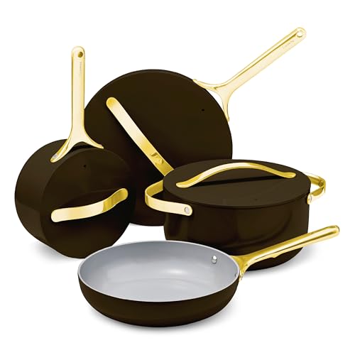12-Piece Non-Stick Ceramic Cookware Set (Black / 12pc Set)