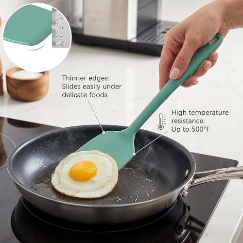 Silicone Spatula Set of 7 (PureAquagreen)