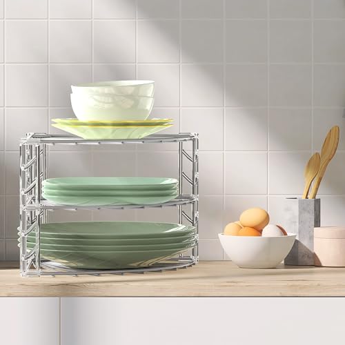 3 Tier Counter Corner Shelf Organizer