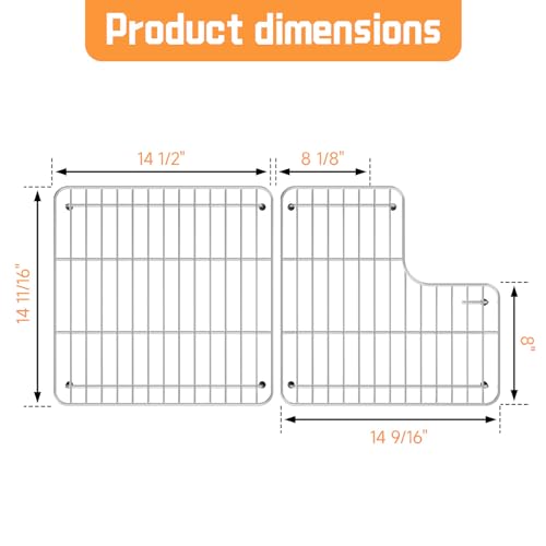 29.12"x14.7" Stainless Steel Sink Rack for Kohler K (1-Pack-29.13''x14.7'')