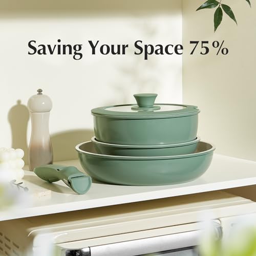 Ceramic Cookware Set (Green)