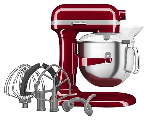 7 Quart Bowl Lift Stand Mixer with Accessories (Empire Red)
